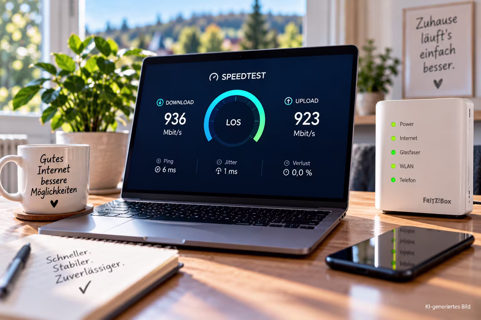 Glasfaseranschluss für Streaming, Homeoffice und digitale Anwendungen