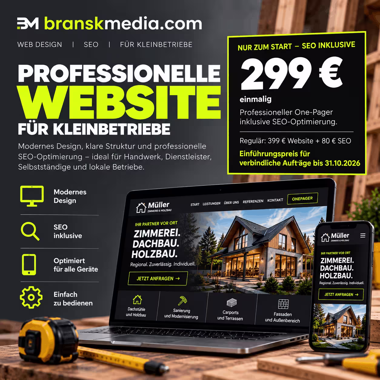 branskmedia Website-Angebot